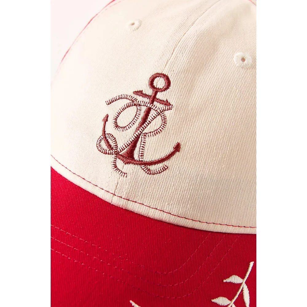 NWT, Anthropologie, Coney Island Picnic Nautical Monogram 